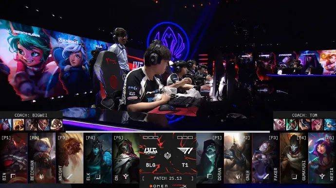 T13-0BLG：Faker瑞兹两度开车偷大龙，T1强势横扫BLG晋级(Faker说BLG气势很强)